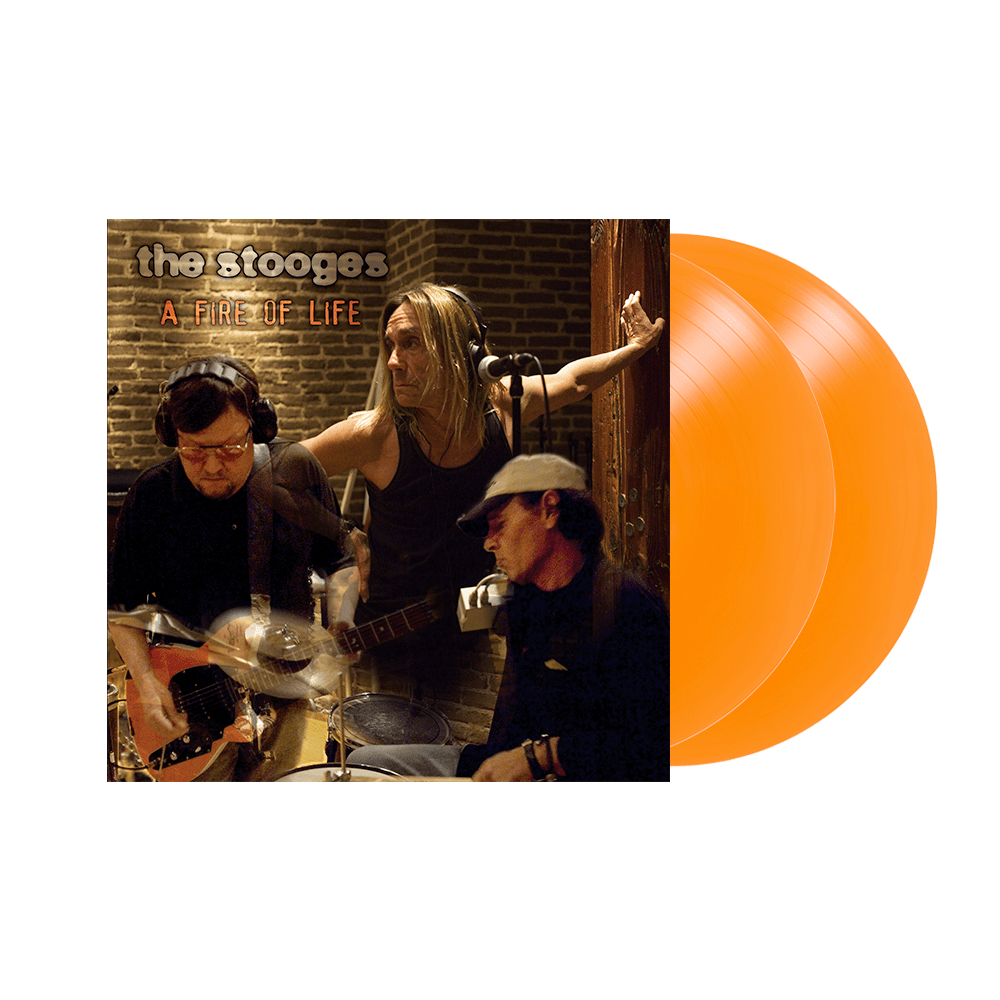 The Stooges - A Fire of Life Orange Double-Vinyl