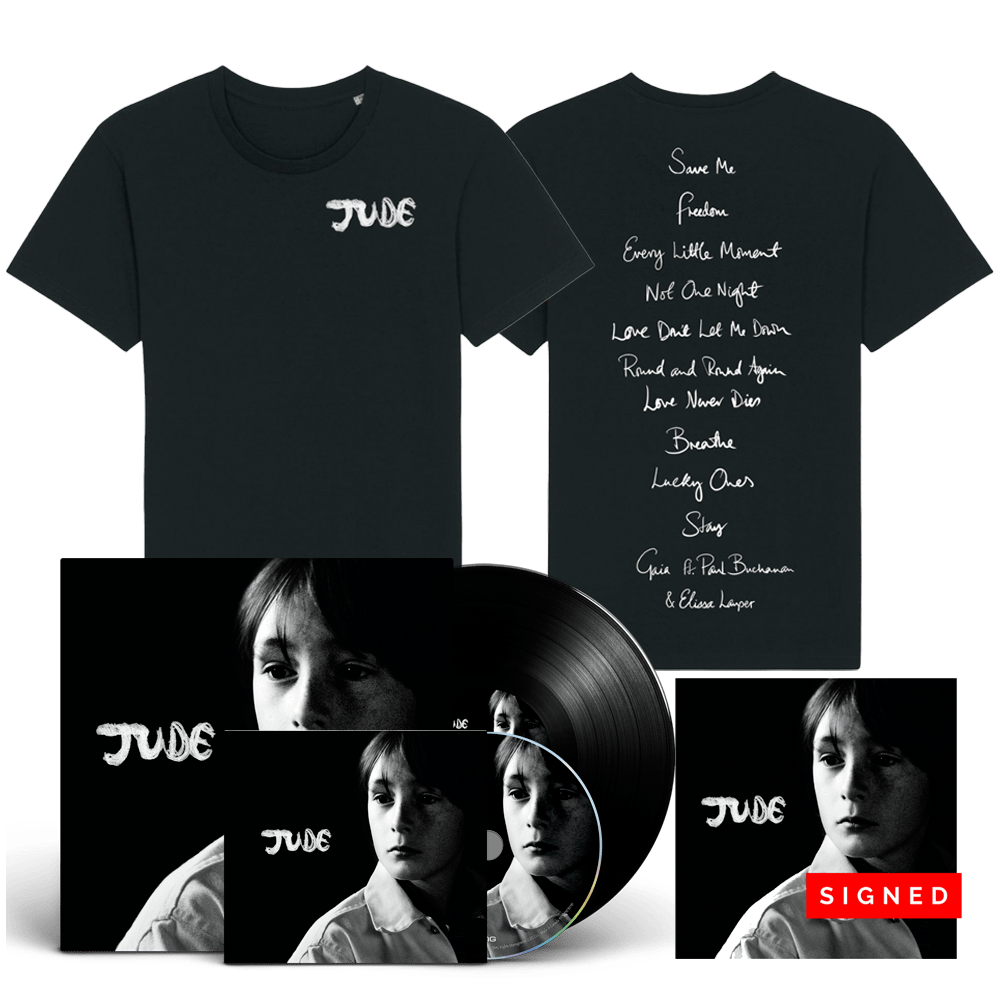 Julian Lennon - Jude CD, Vinyl & T-Shirt with Signed Art Print