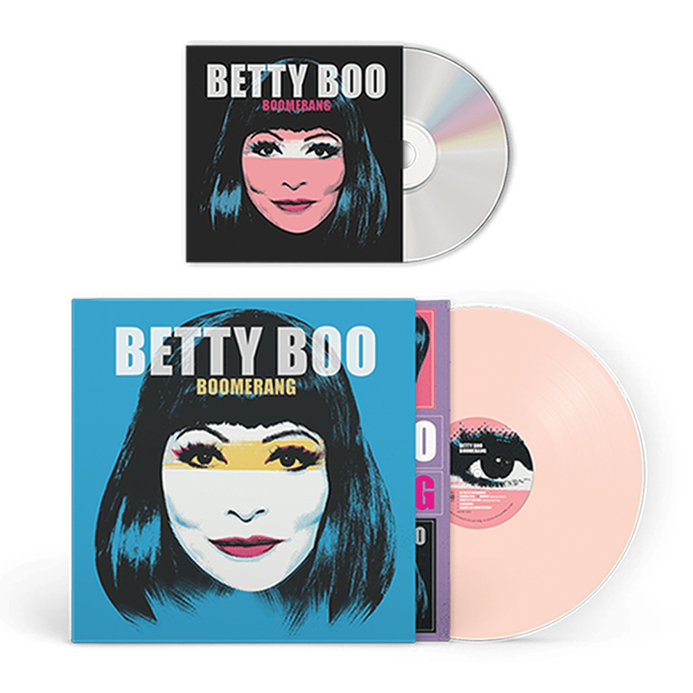 Betty Boo - Boomerang Signed CD-Pink Vinyl