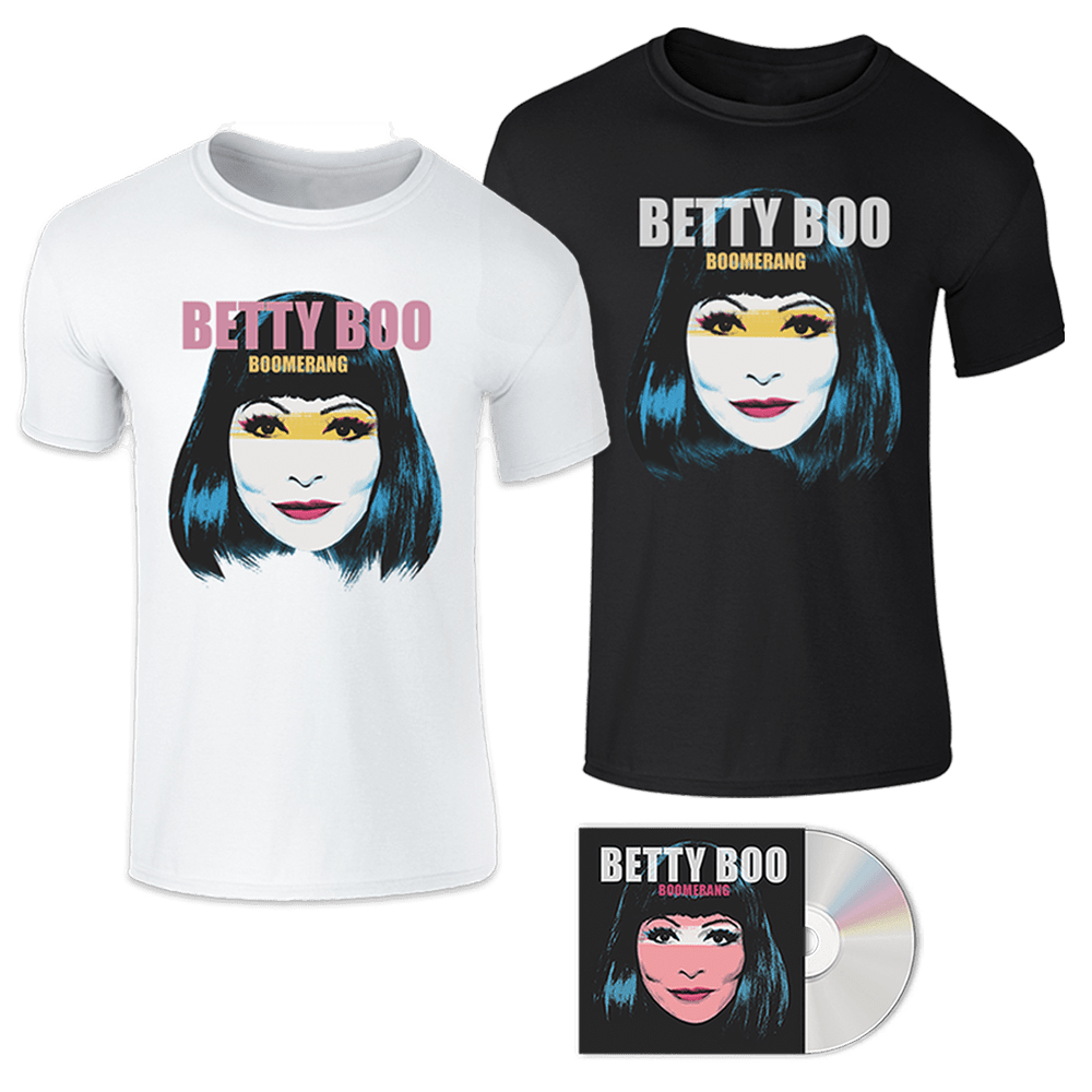 Betty Boo - Boomerang Signed CD-Album T-Shirt