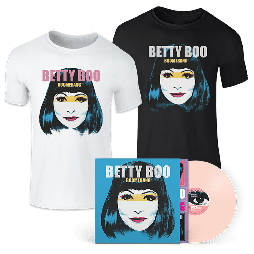 Betty Boo - Boomerang Pink Vinyl-Album T-Shirt