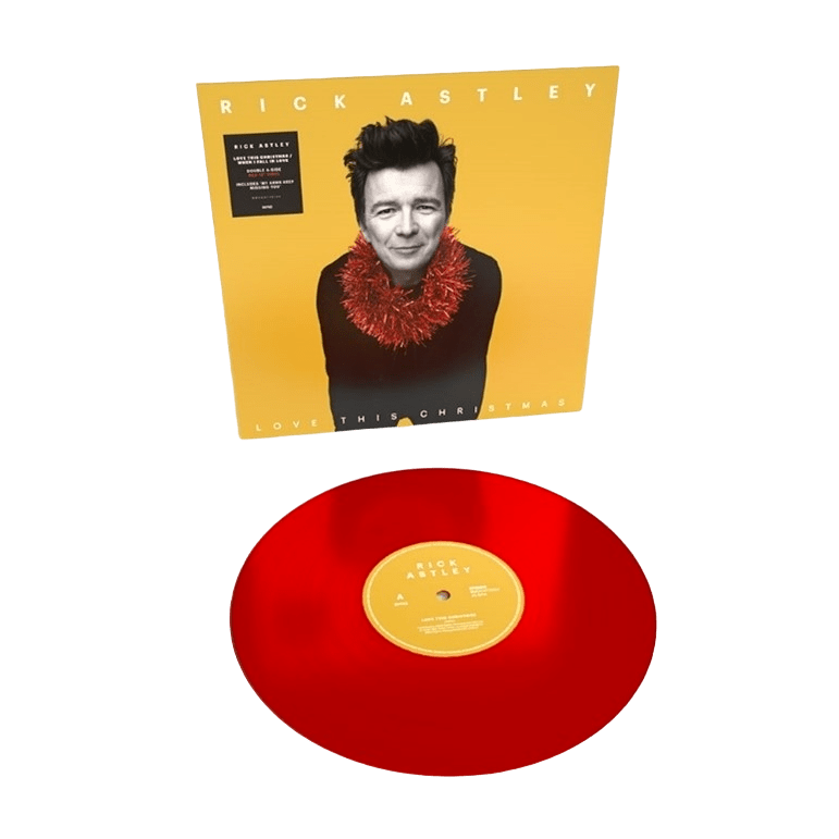 Rick Astley - Love This Christmas  When I Fall in Love Red-Vinyl