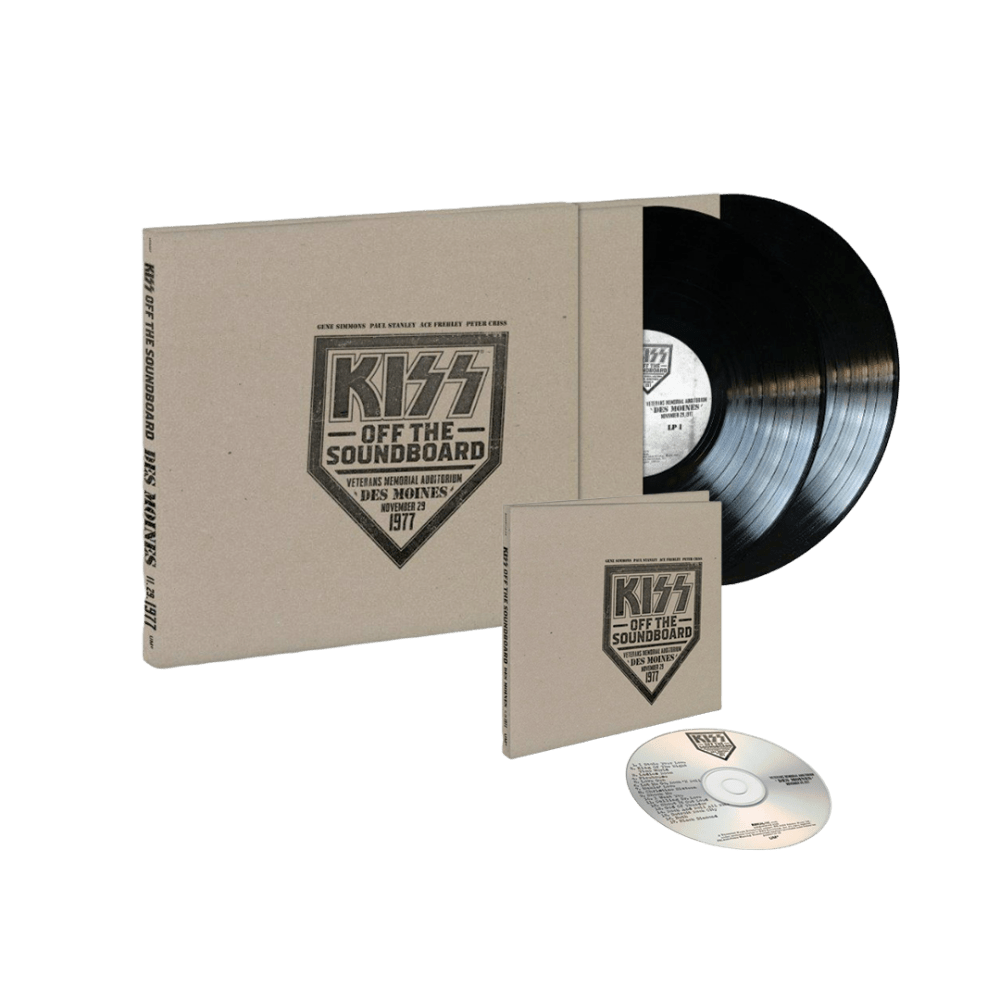 Kiss  - Off The Soundboard: Des Moines 2LP + CD