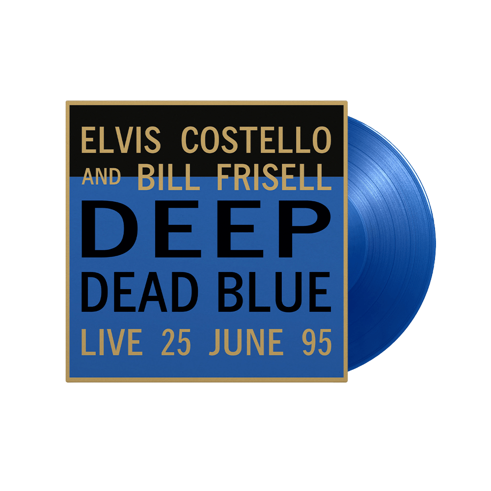 Elvis Costello and Bill Frisell - Deep Dead Blue Live At Meltdown Translucent Blue Heavyweight Vinyl