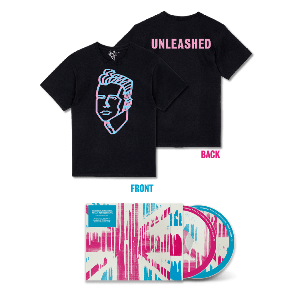 Holly Johnson - Live Unleashed from the Pleasuredome 2CD (Unsigned) + T-Shirt