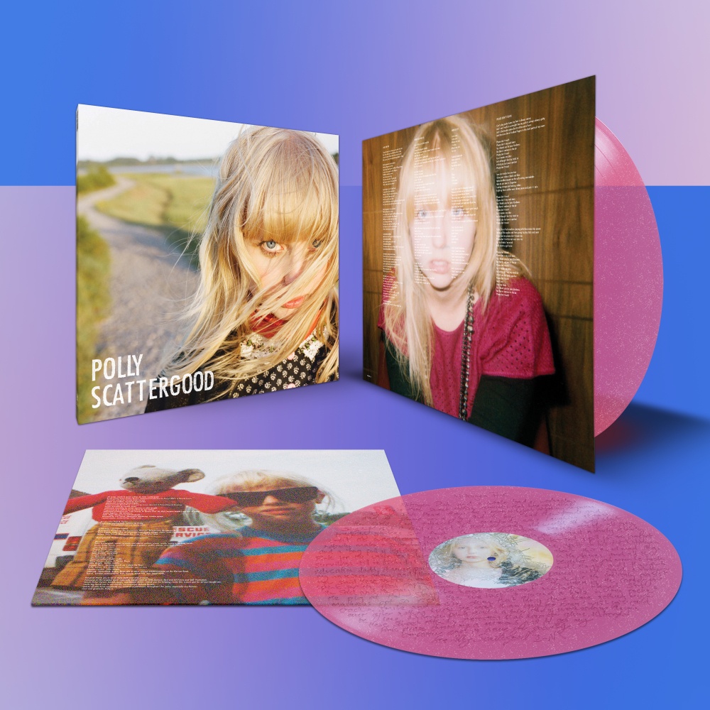 Polly Scattergood - Polly Scattergood Pink Sparkle Signed Vinyl