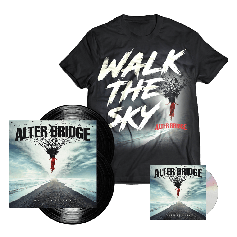 Alter Bridge - Walk The Sky CD + Black Double Vinyl + T-Shirt (Exclusive)