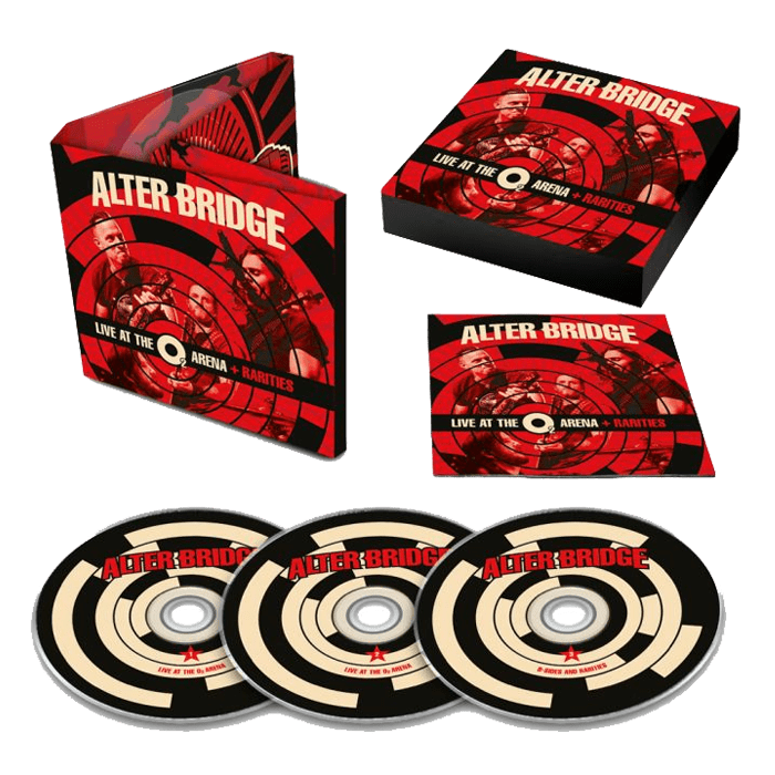 Alter Bridge - Live At The O2 Arena + Rarities 3CD Album Deluxe-CD