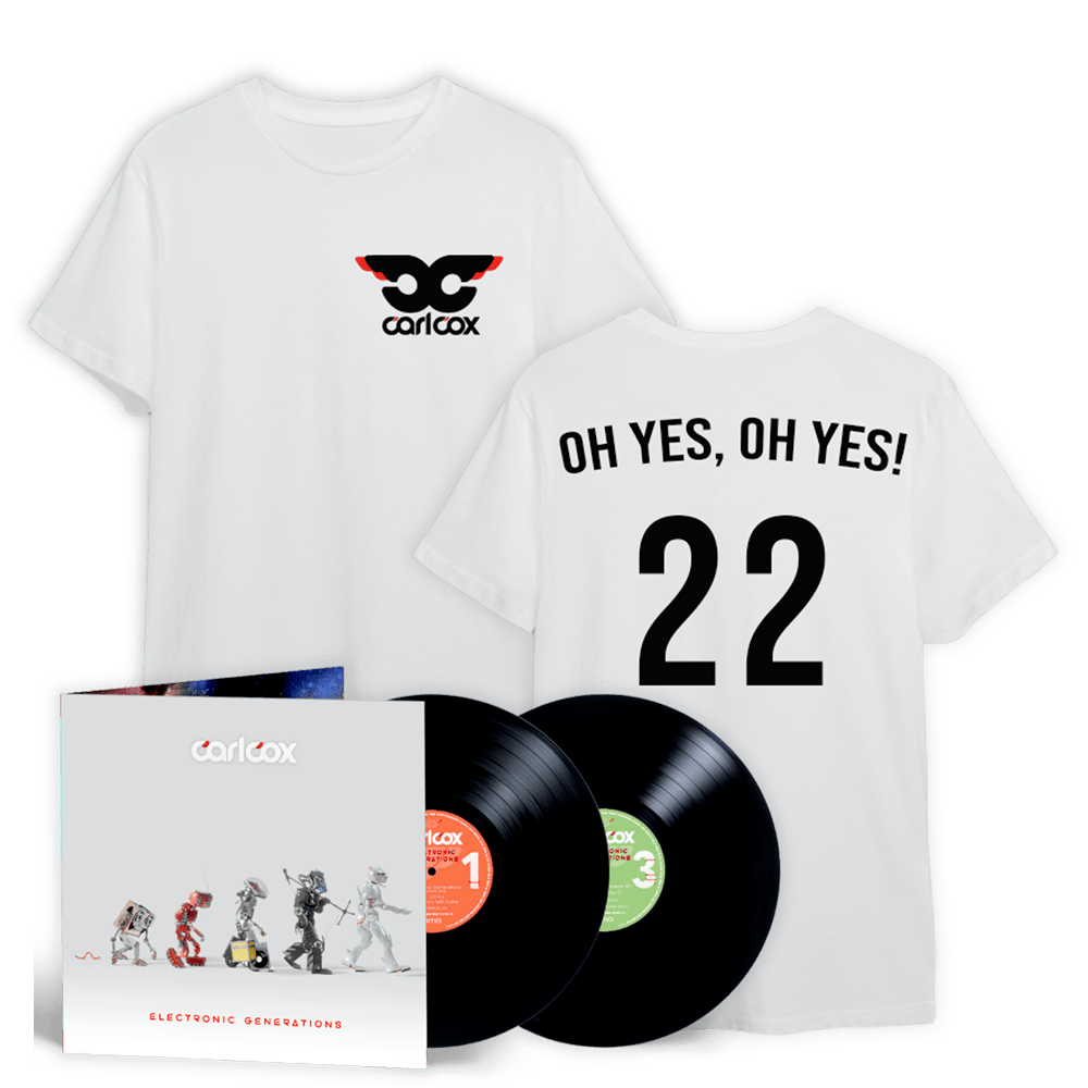 Carl Cox - Electronic Generations Vinyl-T-Shirt Bundle