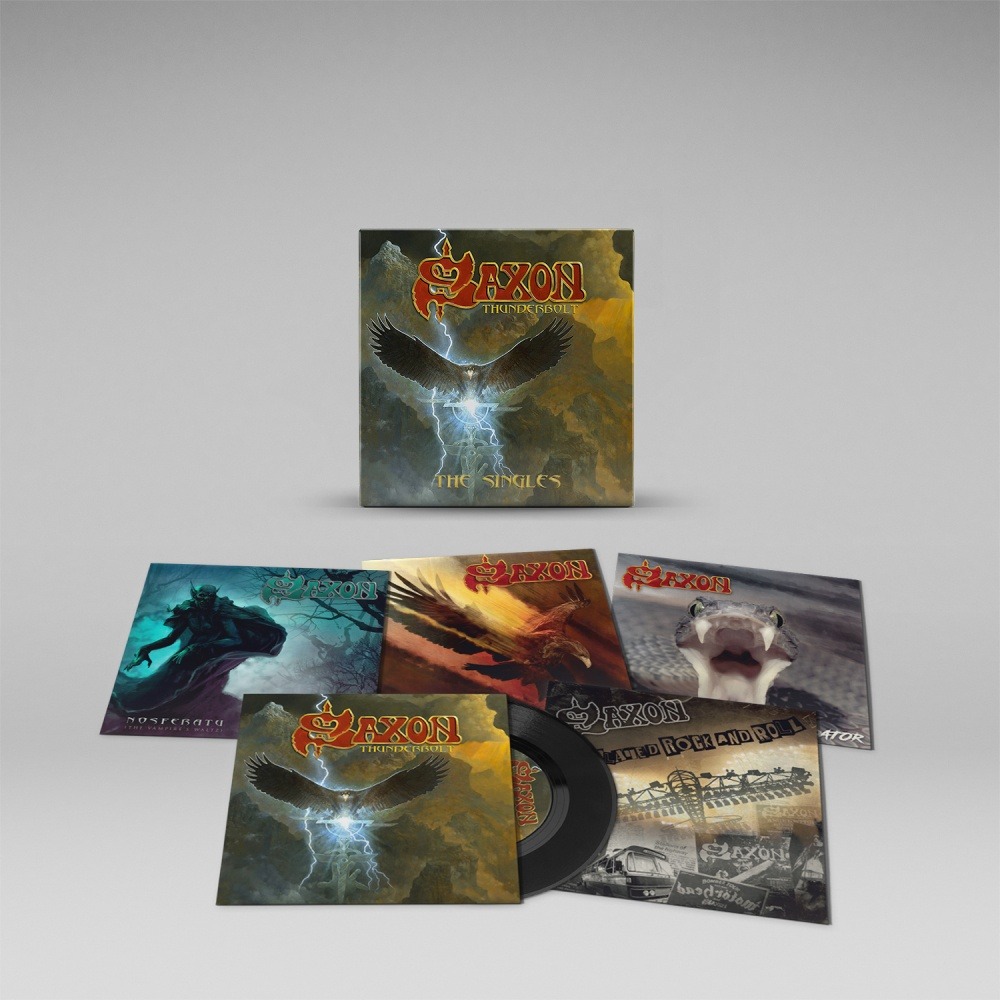 Saxon - Thunderbolt 7inch Boxset