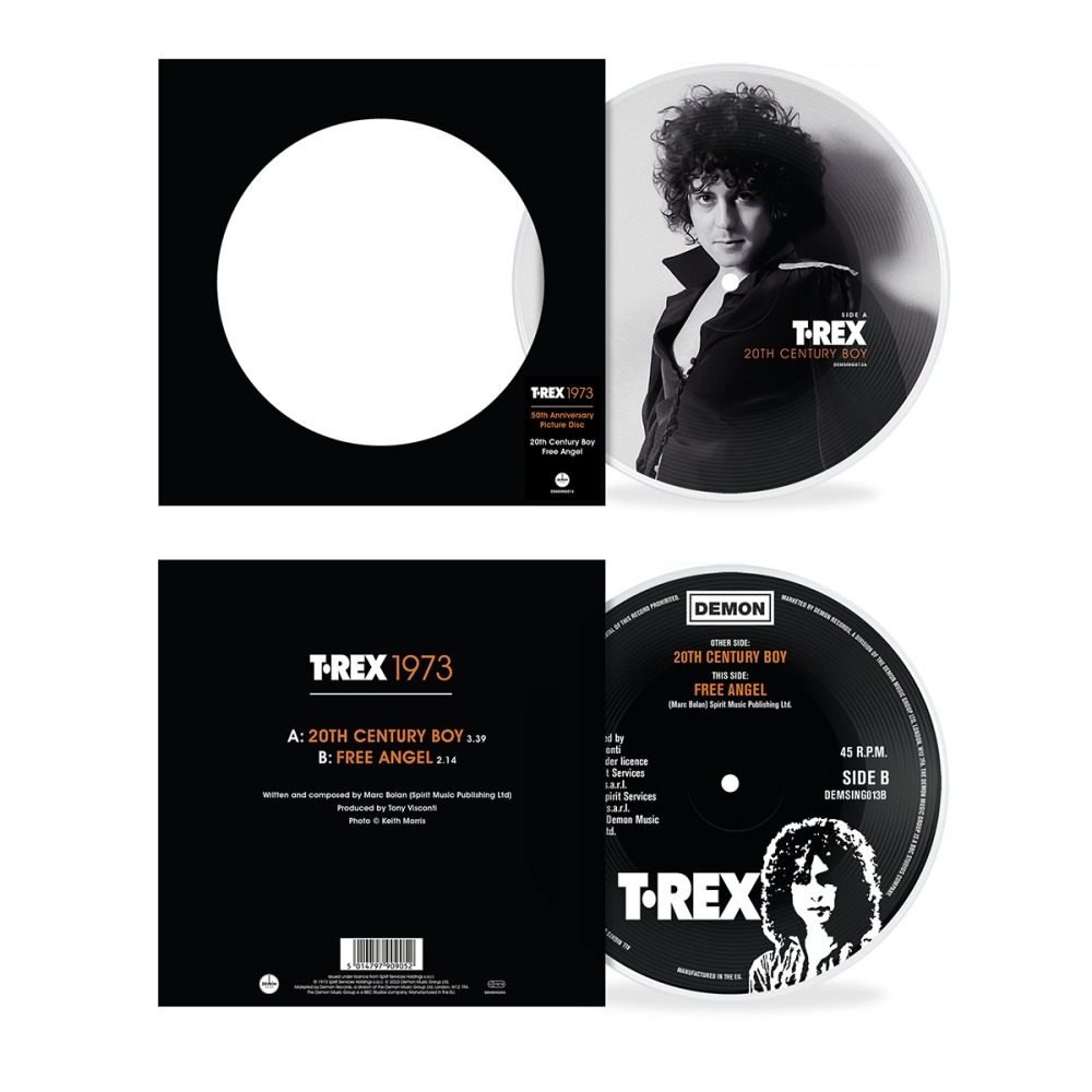 T. Rex - 20th Century Boy 50th Anniversary 7" Picture Disc 7-Inch