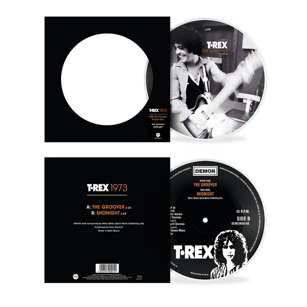 T. Rex - The Groover 50th Anniversary 7" Picture Disc 7-Inch