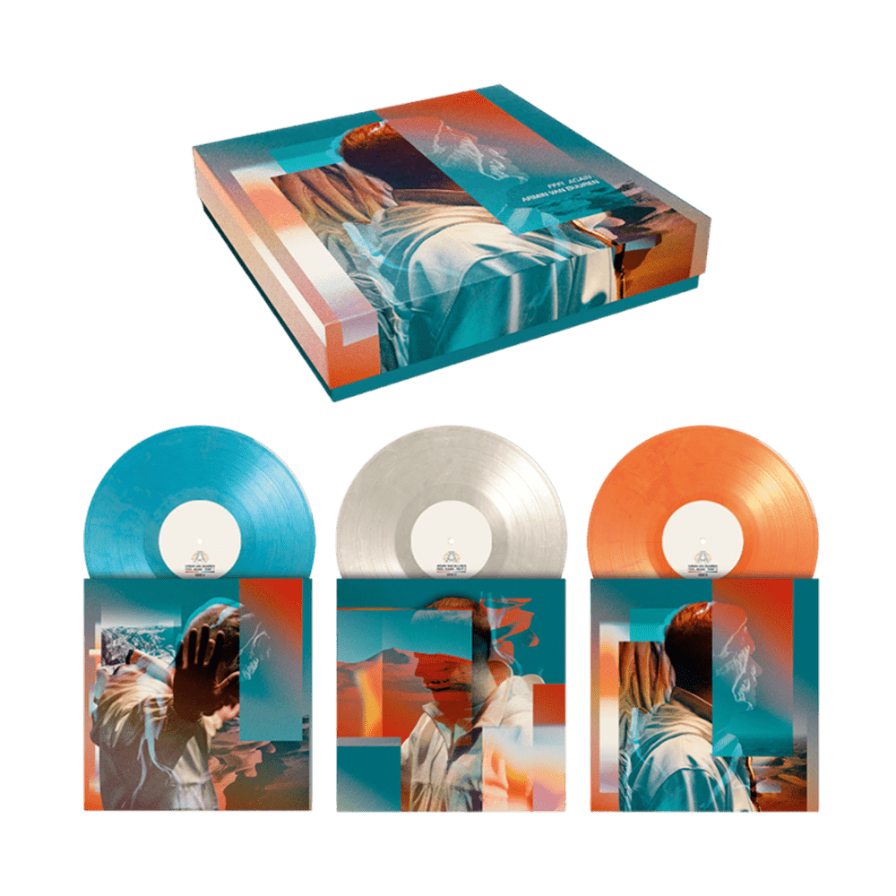 Armin Van Buuren - Feel Again Turquoise-White-Orange Marbled Boxset