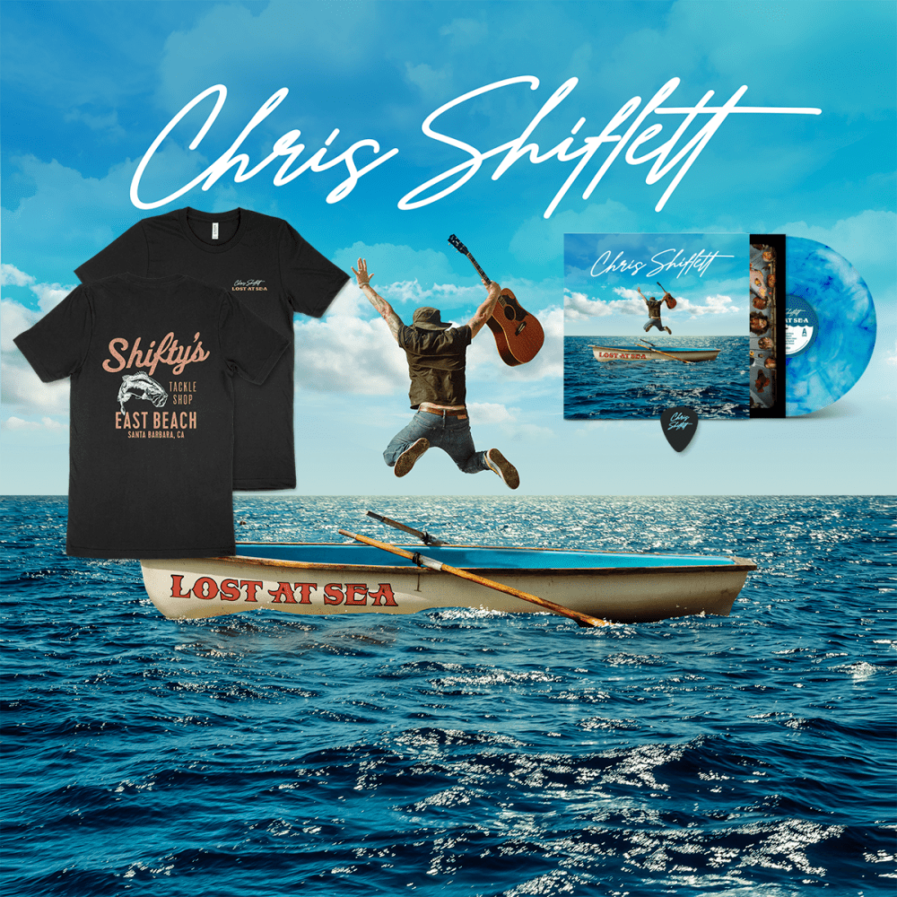 Chris Shiflett - Lost At Sea T-Shirt & LP Bundle