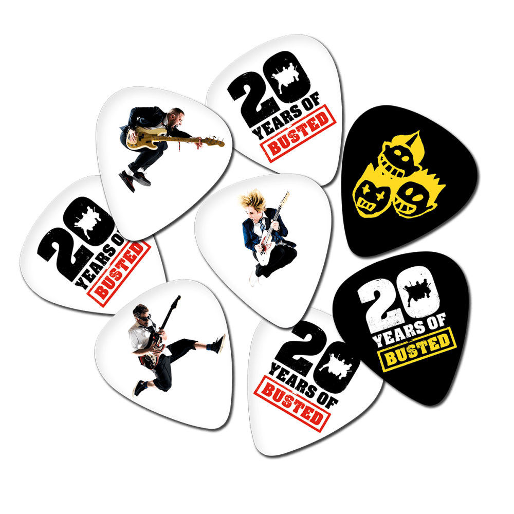 Busted - Greatest Hits 2.0 Pack of 4 Guitar Picks