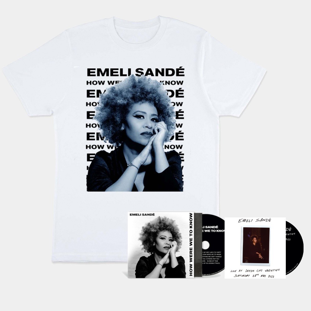 Emeli Sande - How Were We To Know CD + White T-Shirt [Inc Bonus 'Live At Leeds' CD]