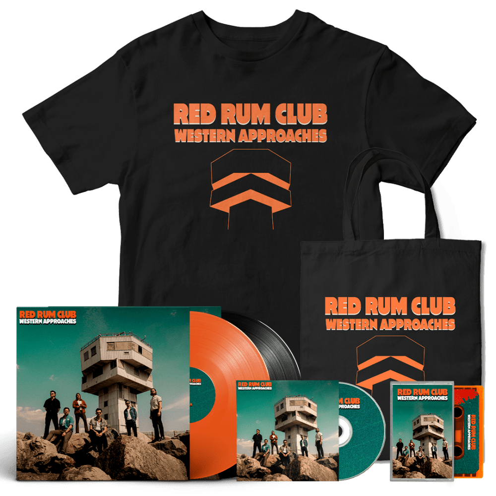 Red Rum Club - Western Approaches Limited Edition Gatefold Orange Vinyl (Signed) + Black Vinyl (Signed) + CD (Signed) + Cassette (Signed) + T-Shirt + Tote Bag