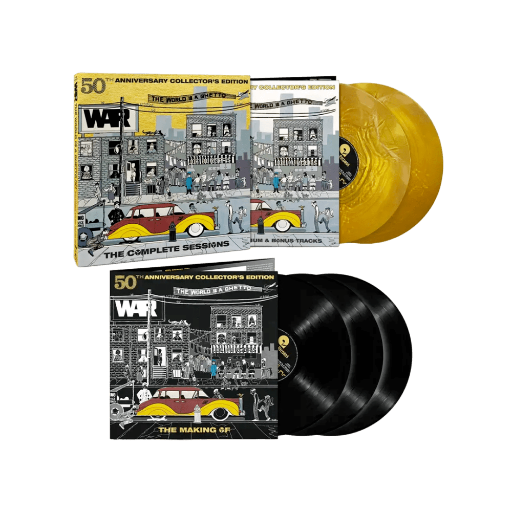 War - World Is A Ghetto 50th Anniversary Collectors Edition RSD BF 23 Yellow & Black 5LP Boxset