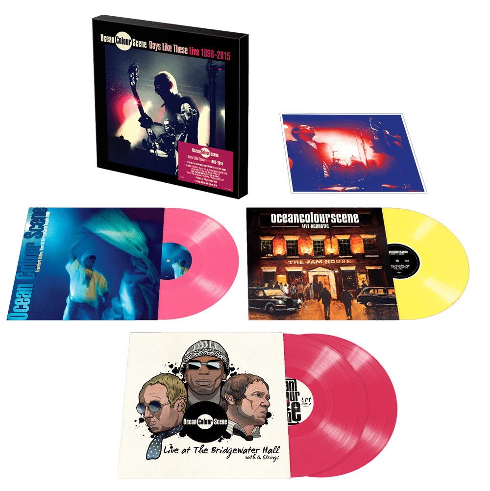 Ocean Colour Scene - Days Like These- Live- 1998-2015 140g Colour Vinyl Signed Boxset