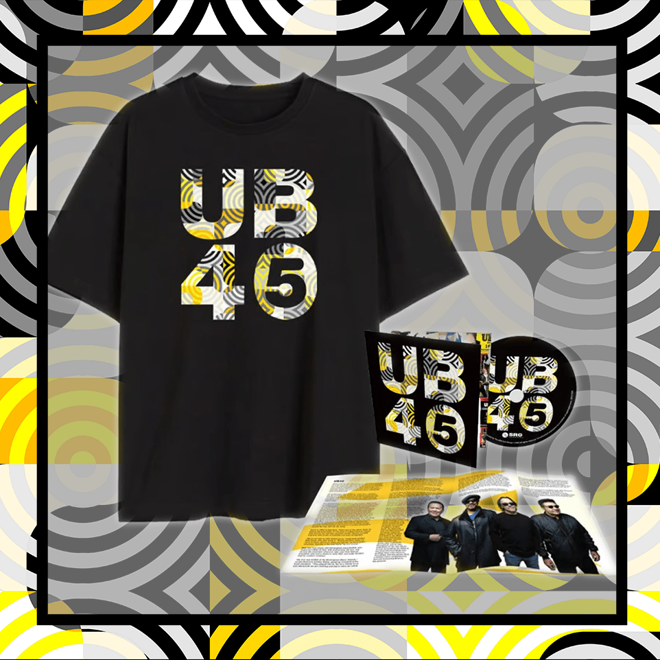 UB40 - UB45 CD Album + T-Shirt (Inc Signed Print)