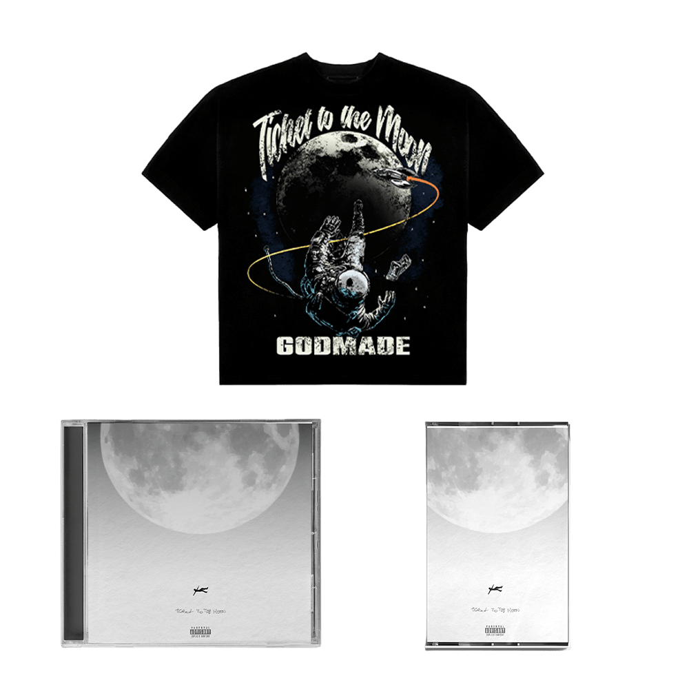 Nafe Smallz - Ticket To The Moon T-shirt + CD & Cassette