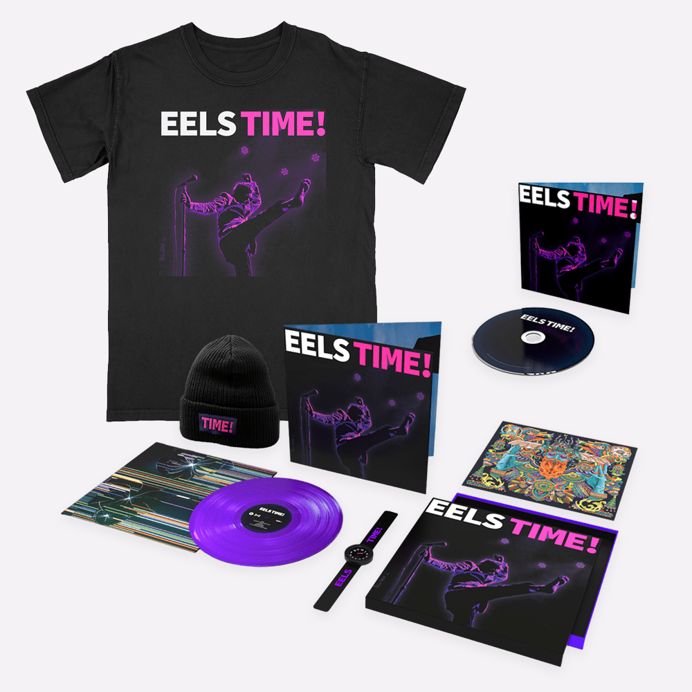 Eels - EELS TIME! CD + Exclusive 180g Purple Vinyl Deluxe Boxset + Tee