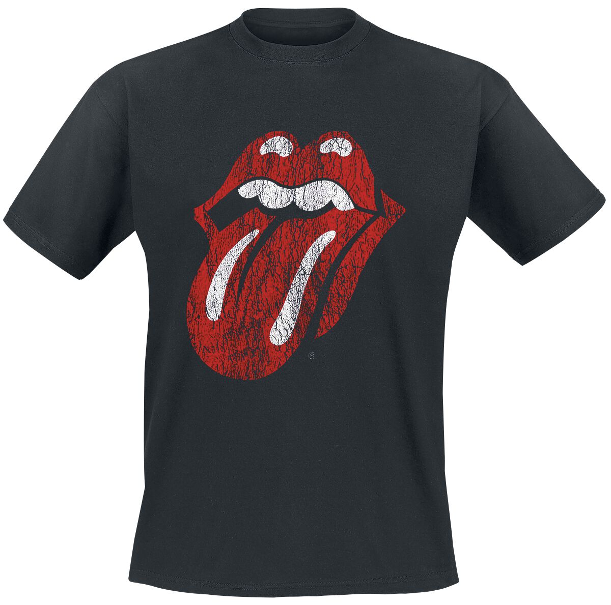 The Rolling Stones T-Shirt - Classic Tongue - S to 5XL - for Men - black - 100% cotton T-Shirts Band Merchandise