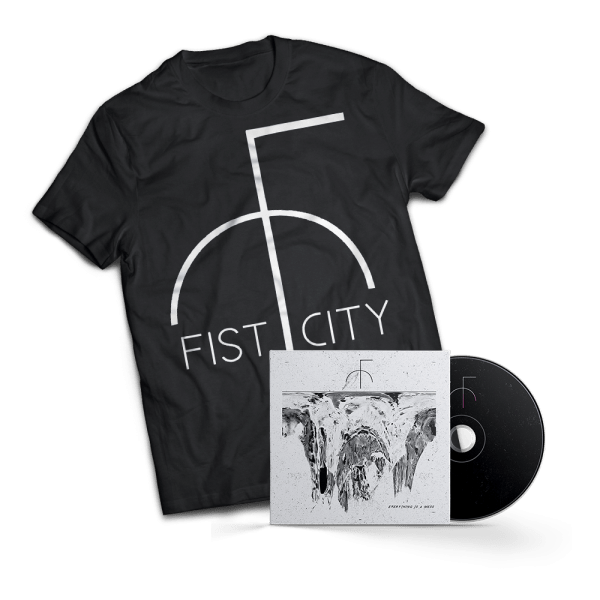 Fist City - Everything Is A Mess CD (Signed) & T-Shirt