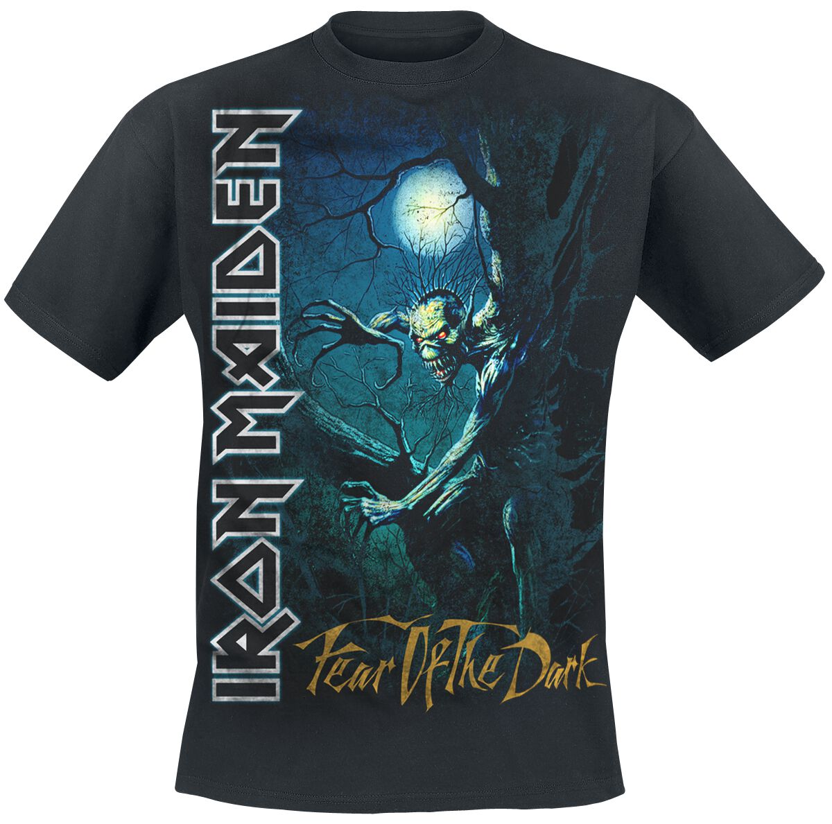 Iron Maiden T-Shirt - Fear Of The Dark - S to 5XL - for Men - black - 100% cotton T-Shirts Band Merchandise