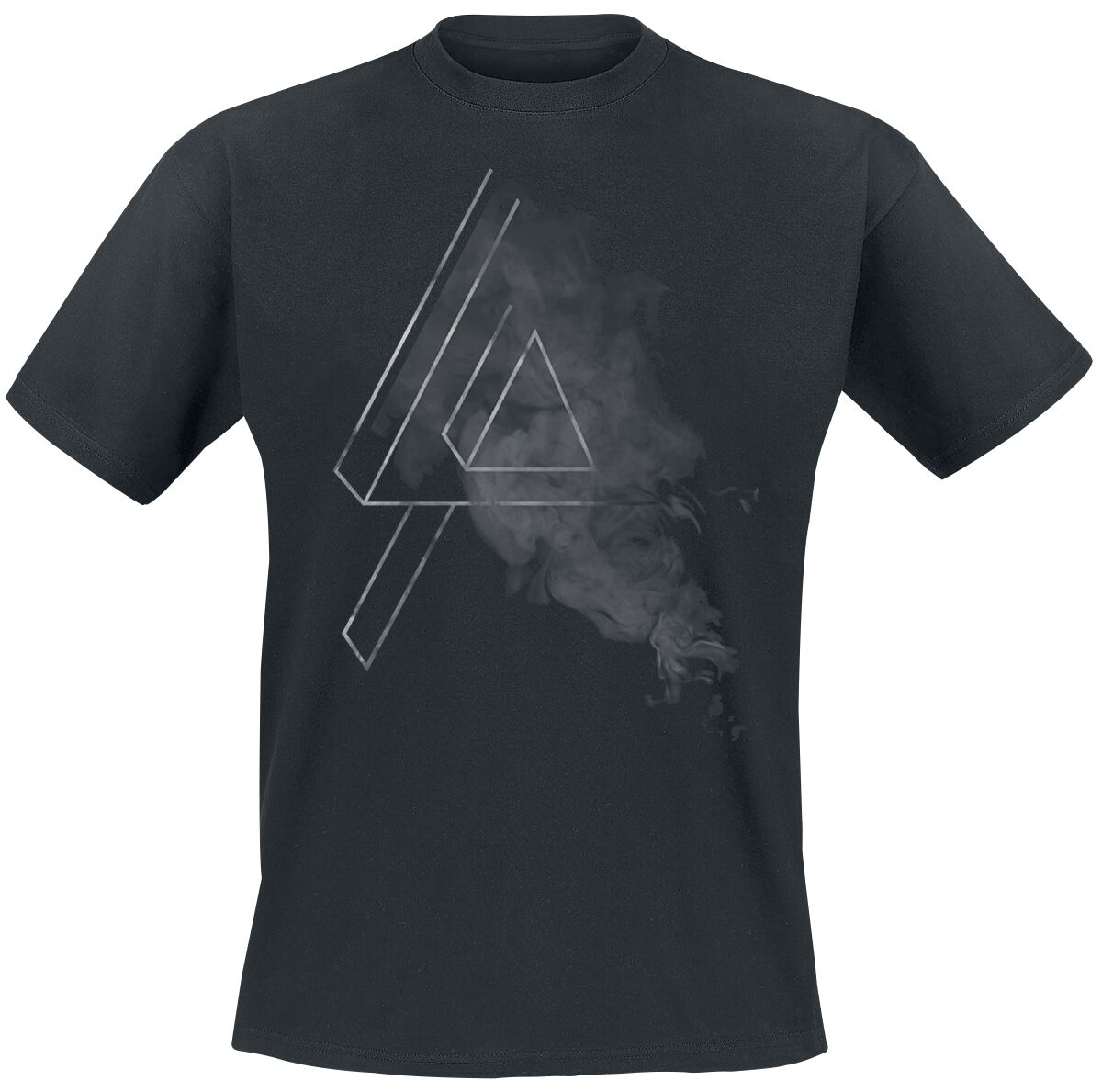 Linkin Park T-Shirt - Smoke Logo - L to 5XL - for Men - black - 100% cotton T-Shirts Band Merchandise