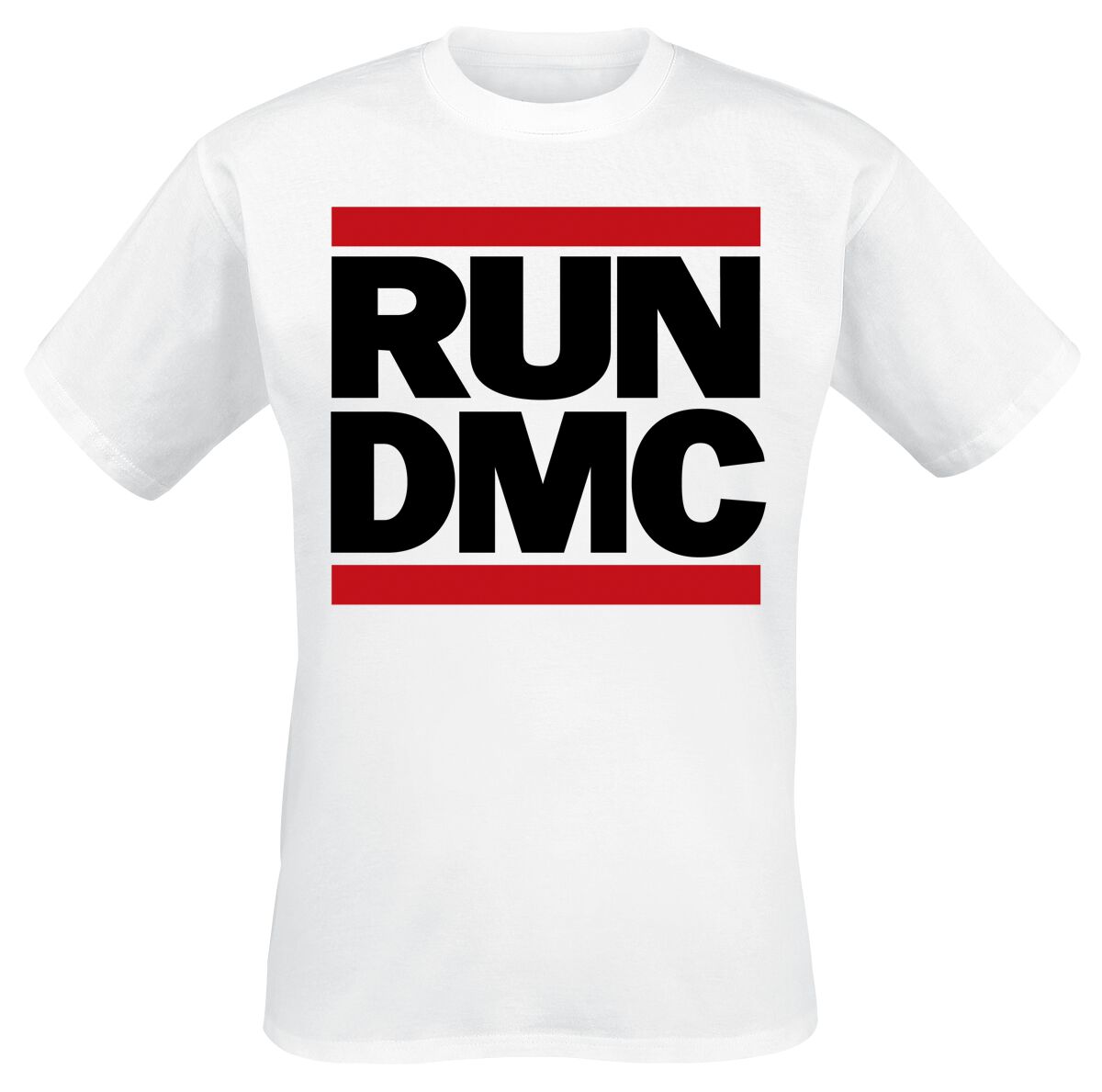 Run DMC T-Shirt - Traditional Logo - S to XXL - for Men - white - 100% cotton T-Shirts Band Merchandise