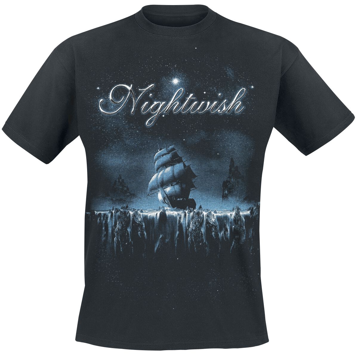 Nightwish T-Shirt - Woe To All - M to XXL - for Men - black - 100% cotton T-Shirts Band Merchandise