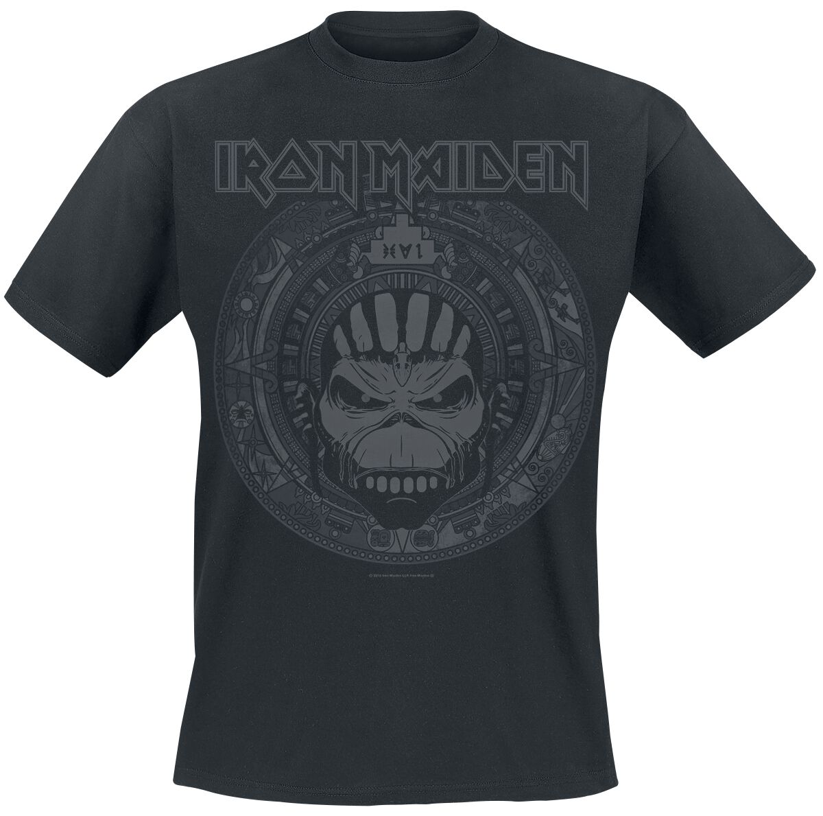 Iron Maiden T-Shirt - Book Of Souls Skull - M to XXL - for Men - black - 100% cotton T-Shirts Band Merchandise