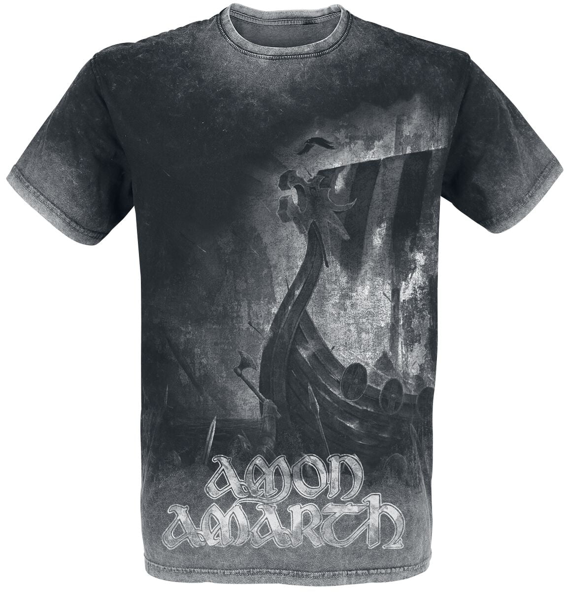 Amon Amarth T-Shirt - One Thousand Burning Arrows - M to 4XL - for Men - charcoal - 100% cotton T-Shirts Band Merchandise