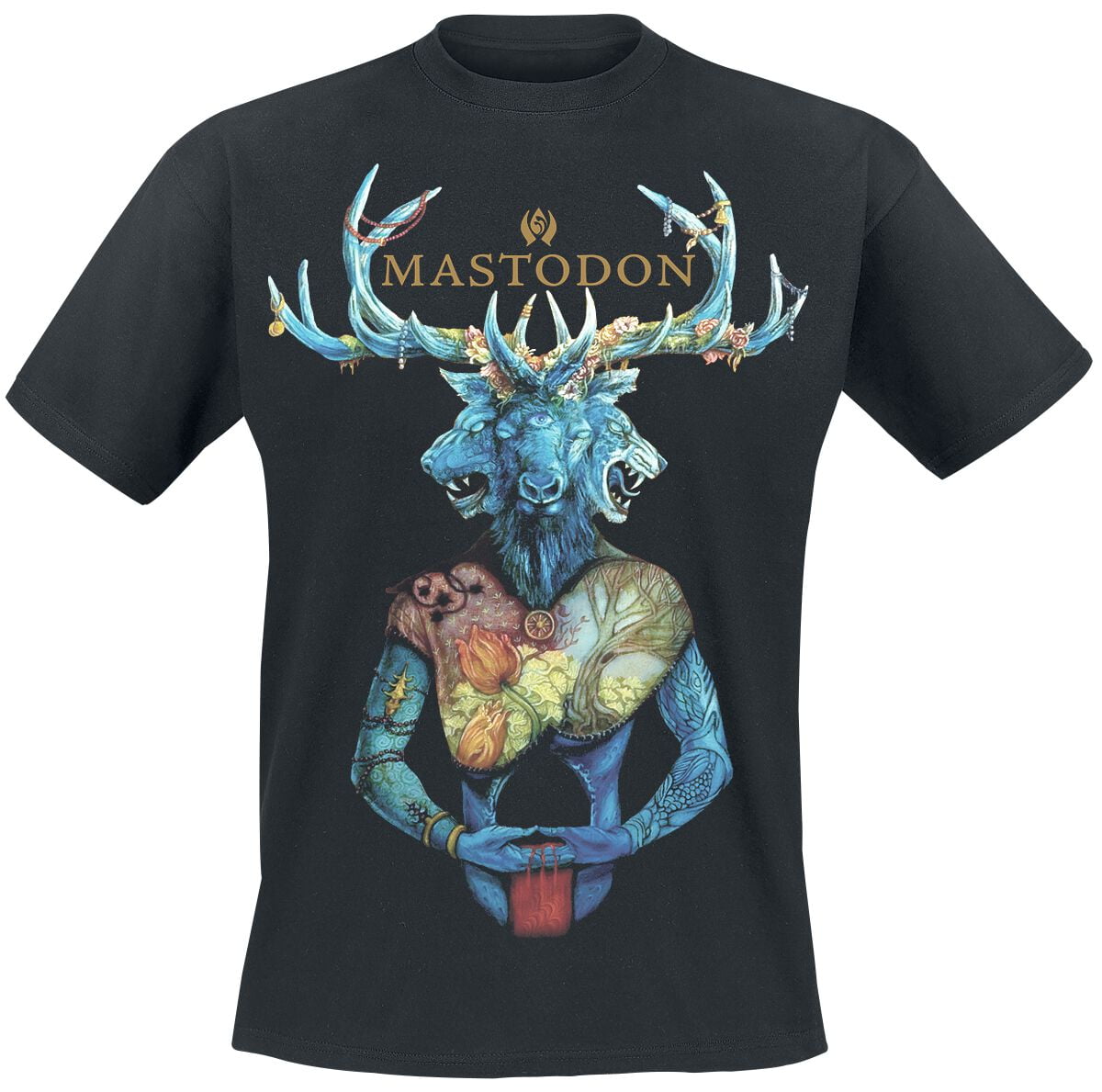 Mastodon T-Shirt - Blood mountain - S to XXL - for Men - black - 100% cotton T-Shirts Band Merchandise