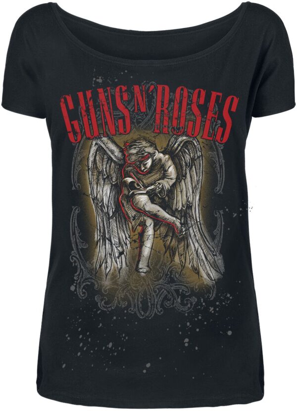Guns N' Roses T-Shirt - Sketched Cherub - S to XXL - for Women - black - 100% cotton T-Shirts Band Merchandise - Image 1