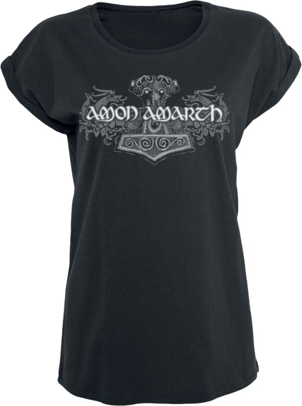 Amon Amarth T-Shirt - Viking Horses - M to 5XL - for Women - black - 100% cotton T-Shirts Band Merchandise - Image 1