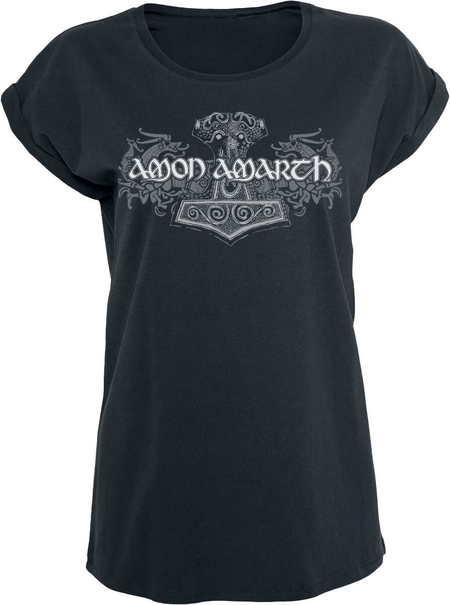 Amon Amarth T-Shirt - Viking Horses - M to 5XL - for Women - black - 100% cotton T-Shirts Band Merchandise