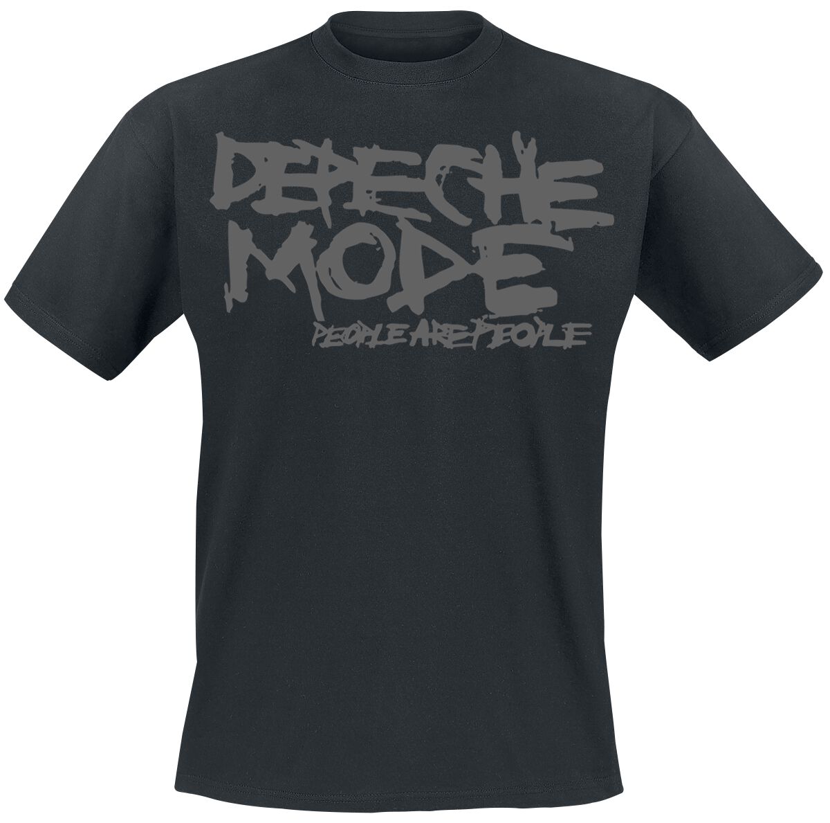 Depeche Mode T-Shirt - People Are People - S to XXL - for Men - black - 100% cotton T-Shirts Band Merchandise