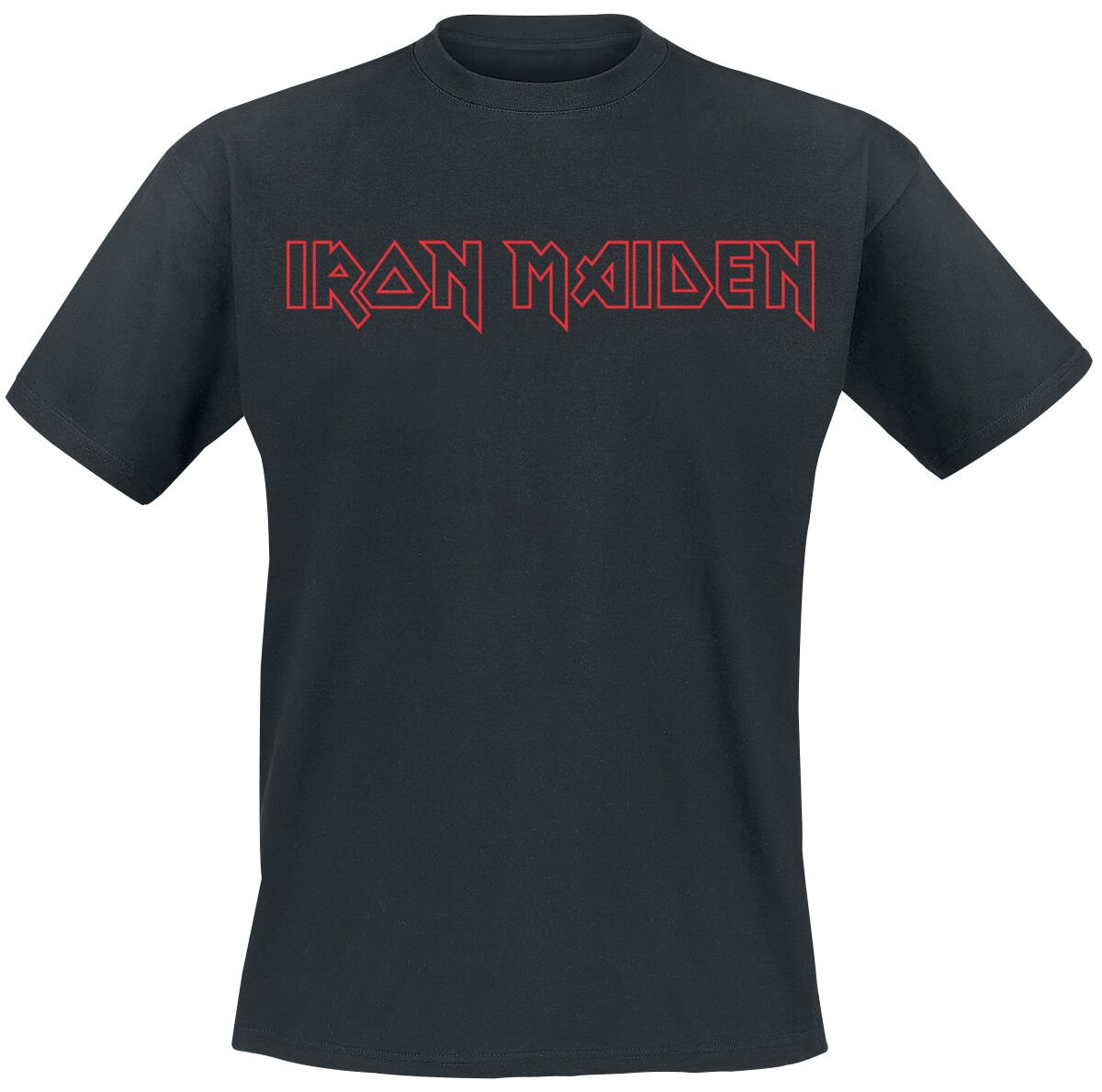 Iron Maiden T-Shirt - Revised Logo - S to 5XL - for Men - black - 100% cotton T-Shirts Band Merchandise