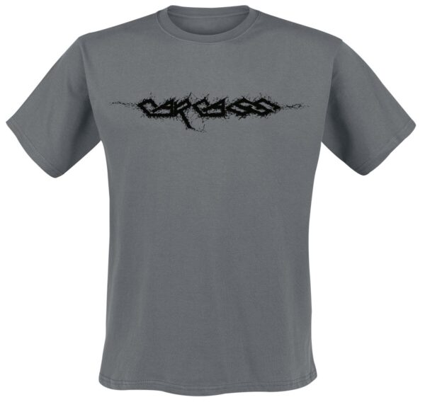 Carcass T-Shirt - Logo - M to XXL - for Men - charcoal - 100% cotton T-Shirts Band Merchandise