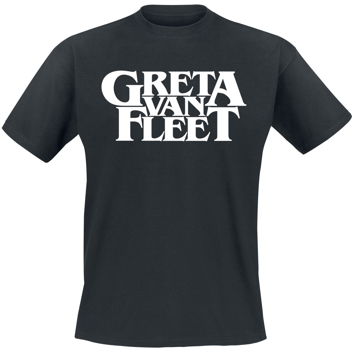 Greta Van Fleet T-Shirt - Logo - S to 5XL - for Men - black - 100% cotton T-Shirts Band Merchandise