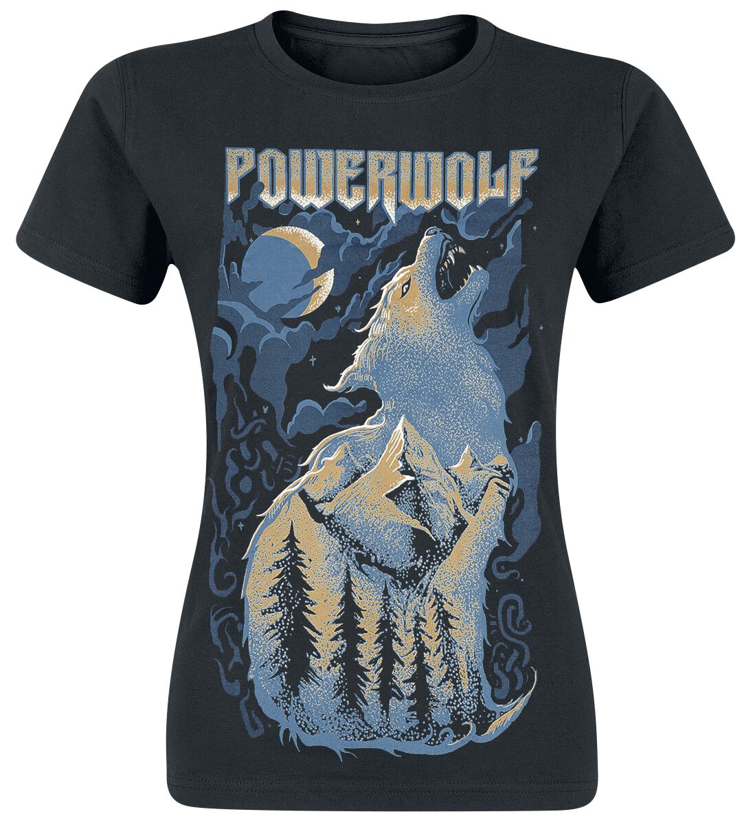 Powerwolf T-Shirt - Demons Are A Girl's Best Friend - S to XXL - for Women - black - 100% cotton T-Shirts Band Merchandise