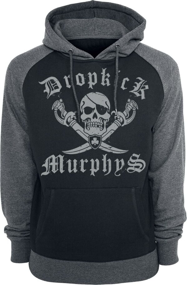 Dropkick Murphys Hooded sweater - Shipping Up To Boston - M to XXL - for Men - black-grey - 65% cotton, 35% polyester Hooded sweaters & -jackets Band Merchandise - Image 1