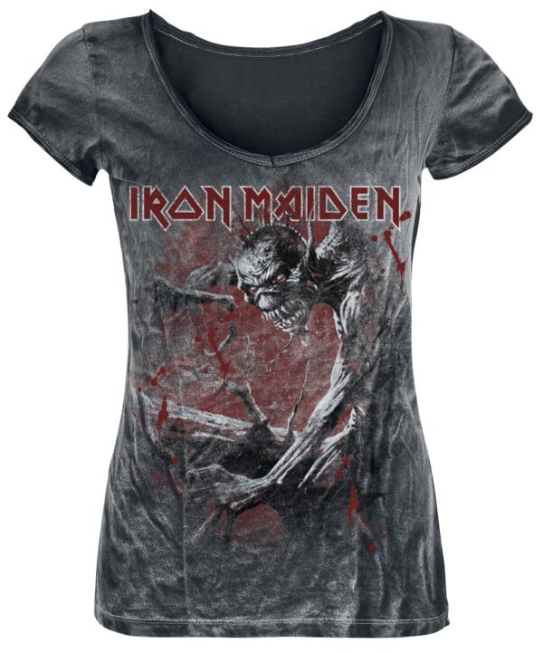 Iron Maiden T-Shirt - Fear Of The Dark Vintage - S to 4XL - for Women - black-used look - 100% cotton T-Shirts Band Merchandise - Image 1
