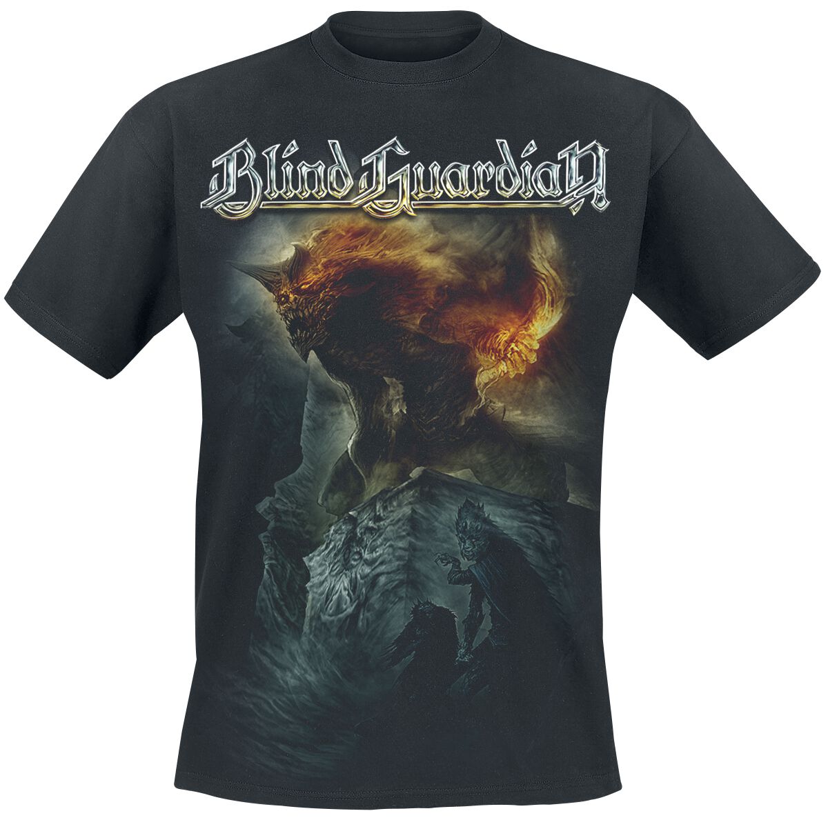 Blind Guardian T-Shirt - Nightfall In Middle Earth - M to XXL - for Men - black - 100% cotton T-Shirts Band Merchandise