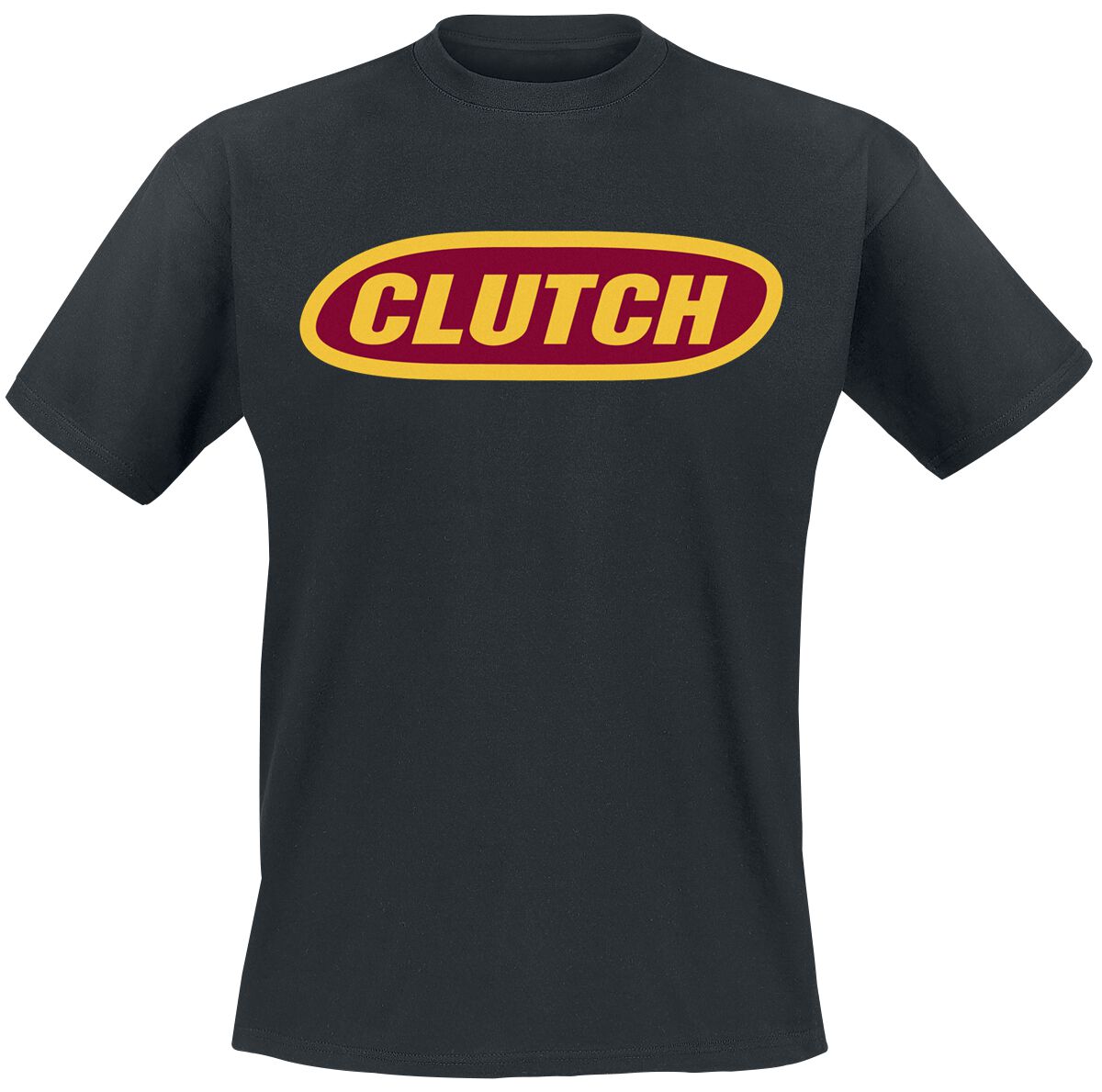 Clutch T-Shirt - Logo - M to XXL - for Men - black - 100% cotton T-Shirts Band Merchandise