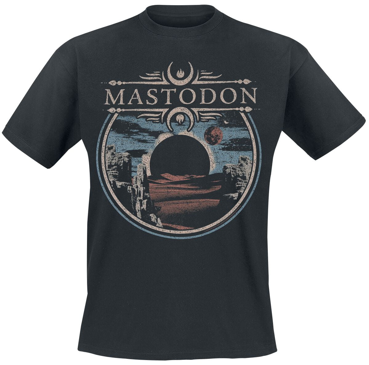 Mastodon T-Shirt - Horizon - S to XXL - for Men - black - 100% cotton T-Shirts Band Merchandise