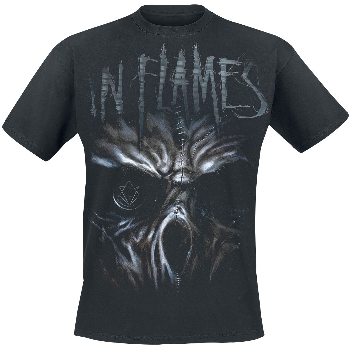 In Flames T-Shirt - Ghost - S to 5XL - for Men - black - 100% cotton T-Shirts Band Merchandise