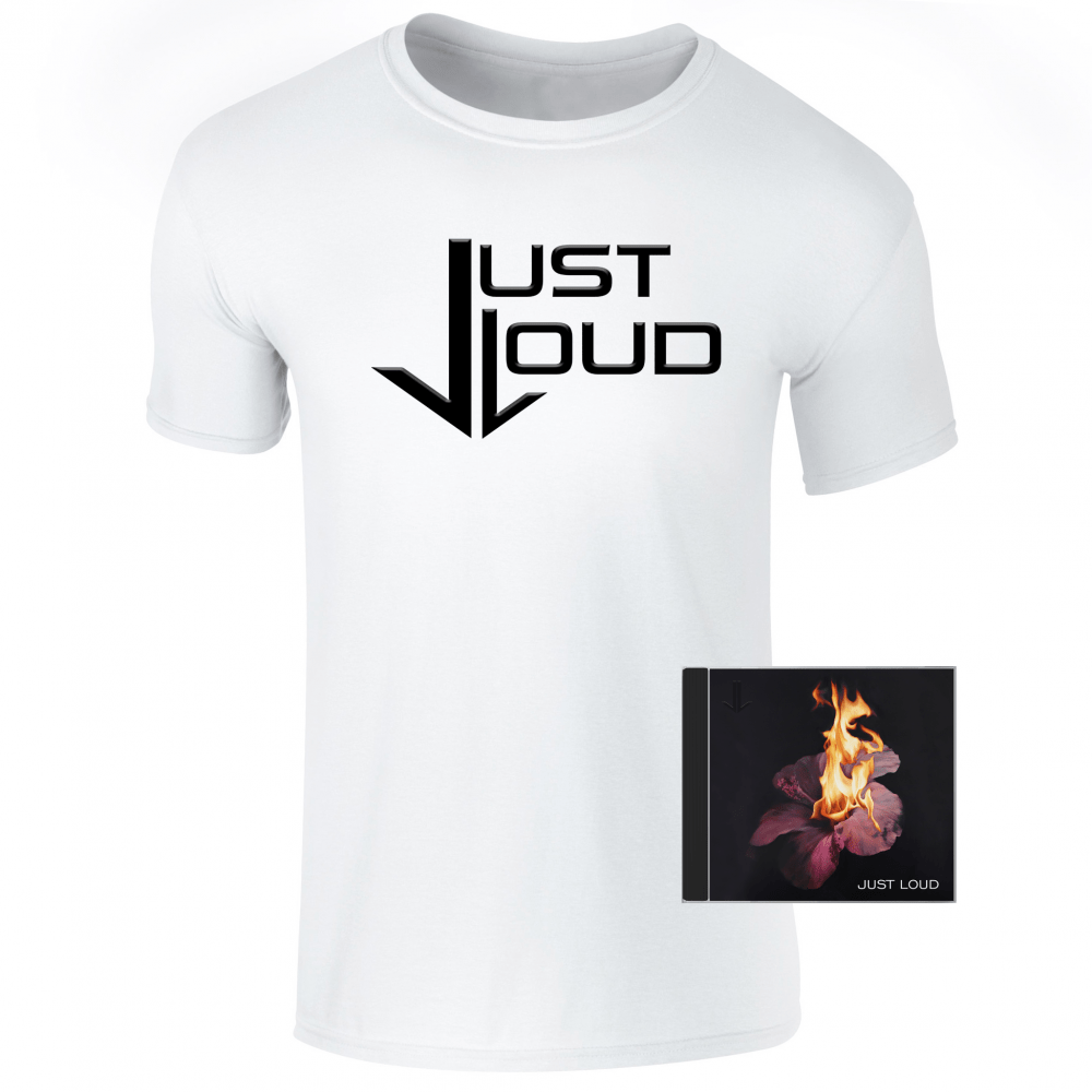 Just Loud - Just Loud CD & Logo T-Shirt Bundle